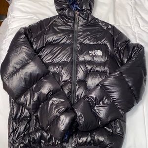 Black north face puffer jacket